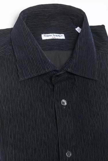 Sleek Medium Slim Collar Cotton Shirt